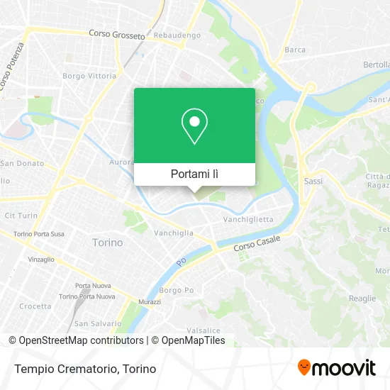 Mappa Tempio Crematorio