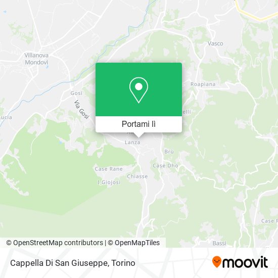 Mappa Cappella Di San Giuseppe