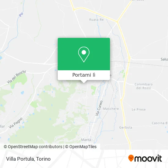 Mappa Villa Portula