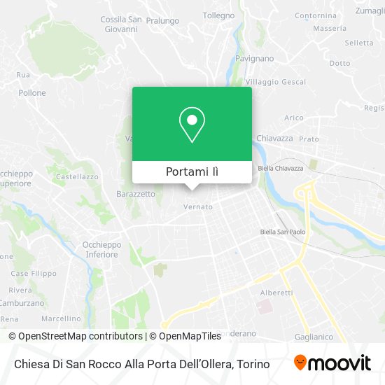 Mappa Chiesa Di San Rocco Alla Porta Dell’Ollera