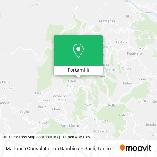 Mappa Madonna Consolata Con Bambino E Santi
