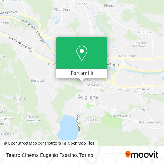 Mappa Teatro Cinema Eugenio Fassino