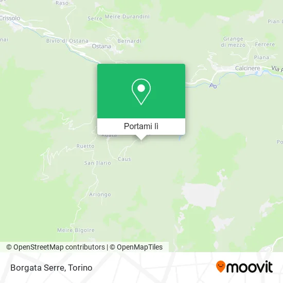 Mappa Borgata Serre