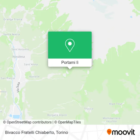 Mappa Bivacco Fratelli Chiaberto