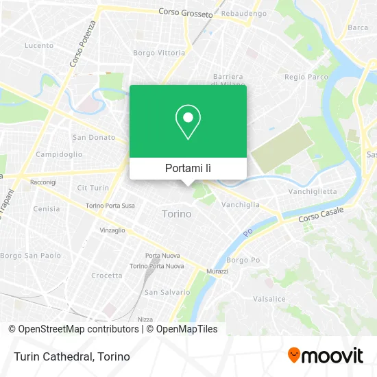 Mappa Turin Cathedral