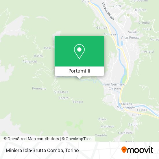 Mappa Miniera Icla-Brutta Comba