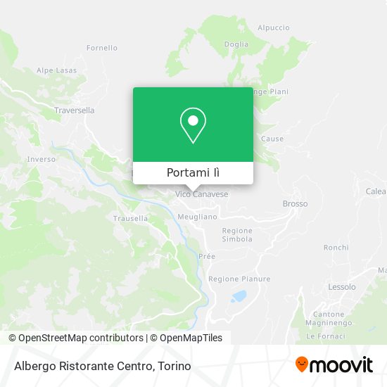 Mappa Albergo Ristorante Centro