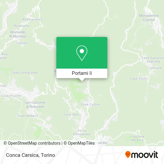 Mappa Conca Carsica