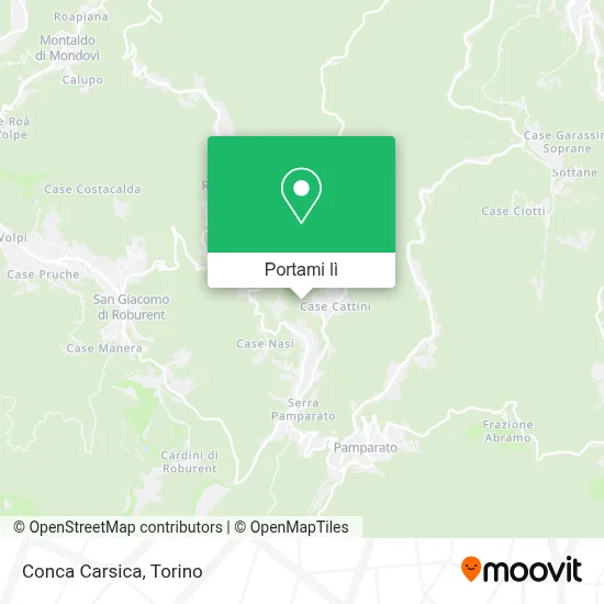 Mappa Conca Carsica