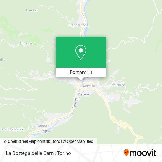 Mappa La Bottega delle Carni