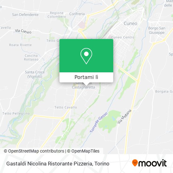 Mappa Gastaldi Nicolina Ristorante Pizzeria