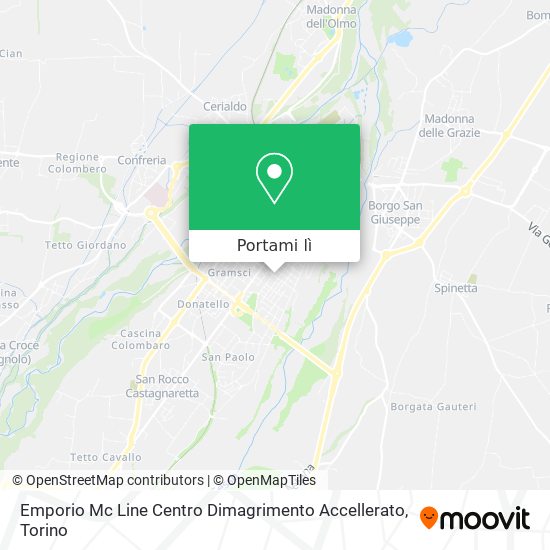 Mappa Emporio Mc Line Centro Dimagrimento Accellerato