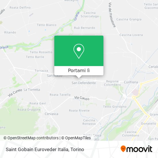 Mappa Saint Gobain Euroveder Italia