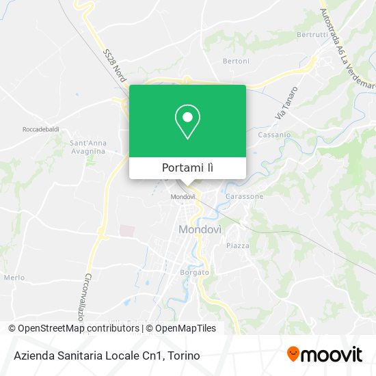 Mappa Azienda Sanitaria Locale Cn1