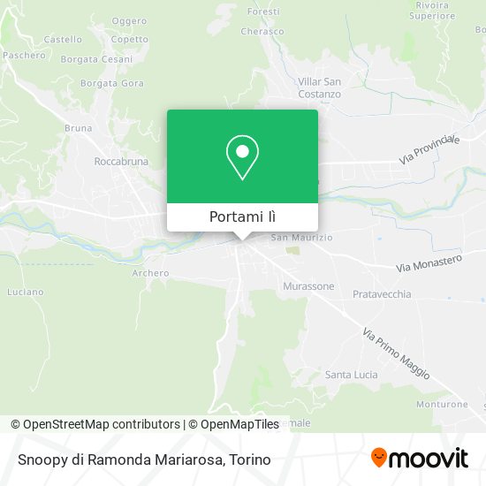 Mappa Snoopy di Ramonda Mariarosa