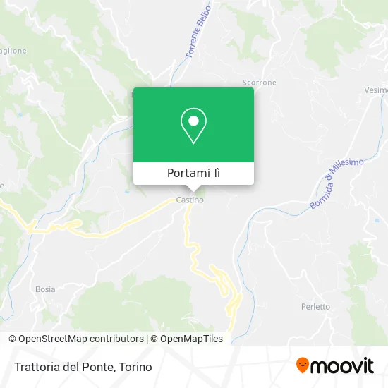 Mappa Trattoria del Ponte