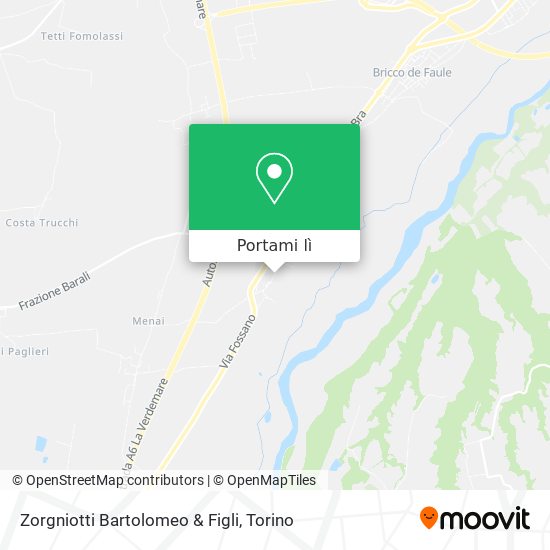 Mappa Zorgniotti Bartolomeo & Figli