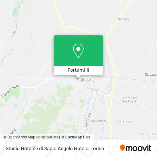Mappa Studio Notarile di Sapio Angelo Notaio