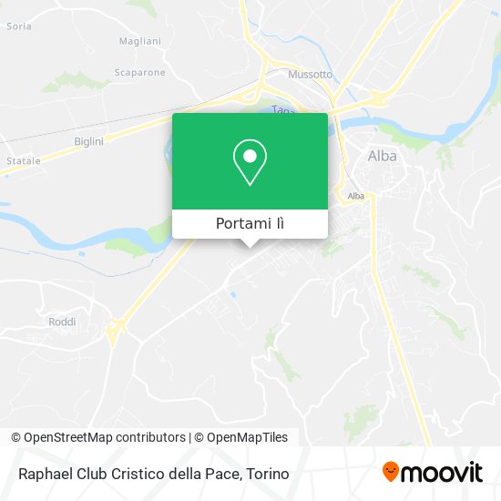 Mappa Raphael Club Cristico della Pace