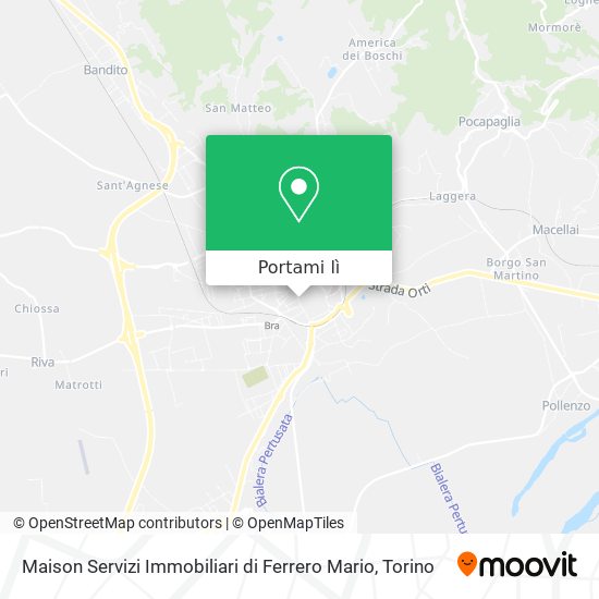 Mappa Maison Servizi Immobiliari di Ferrero Mario