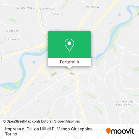 Mappa Impresa di Pulizia Lilli di Di Mango Giuseppina
