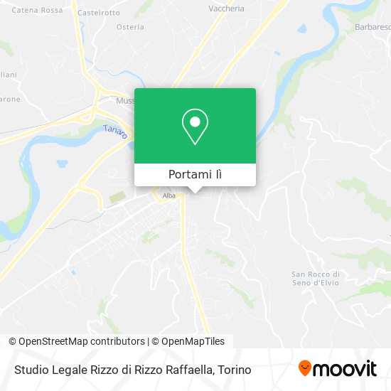 Mappa Studio Legale Rizzo di Rizzo Raffaella