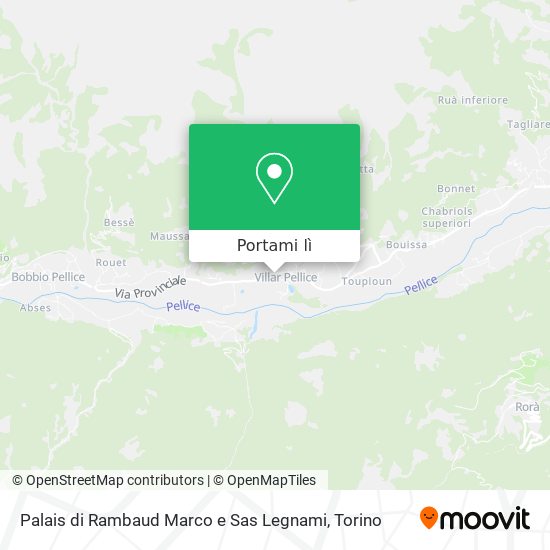 Mappa Palais di Rambaud Marco e Sas Legnami