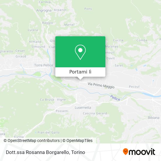 Mappa Dott.ssa Rosanna Borgarello