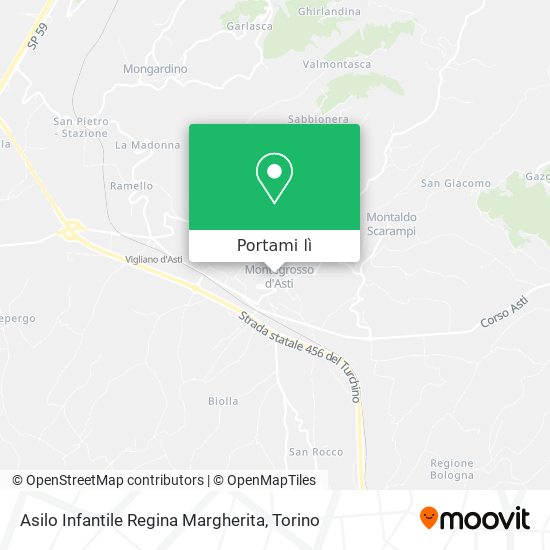 Mappa Asilo Infantile Regina Margherita