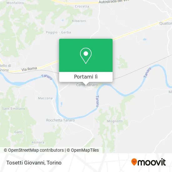 Mappa Tosetti Giovanni