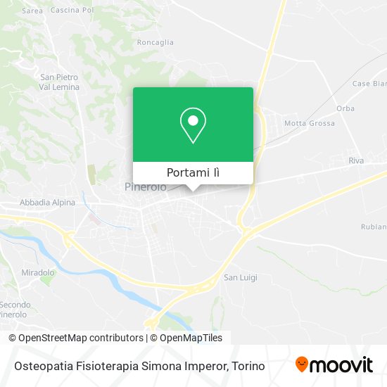 Mappa Osteopatia Fisioterapia Simona Imperor