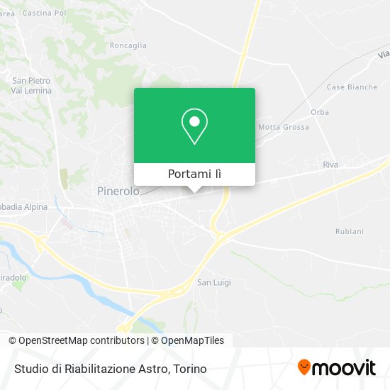 Mappa Studio di Riabilitazione Astro