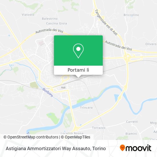 Mappa Astigiana Ammortizzatori Way Assauto