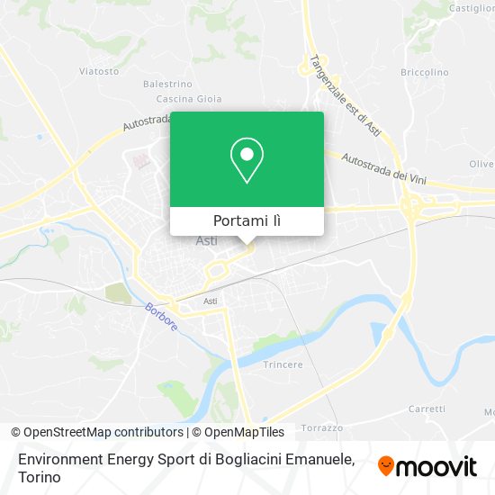 Mappa Environment Energy Sport di Bogliacini Emanuele