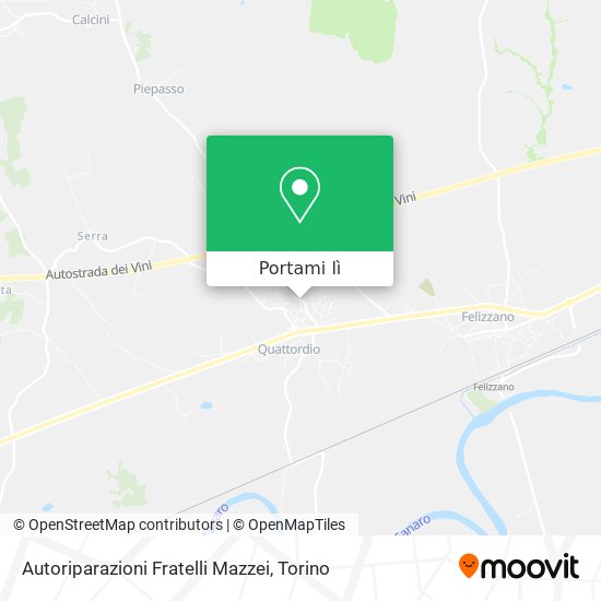 Mappa Autoriparazioni Fratelli Mazzei