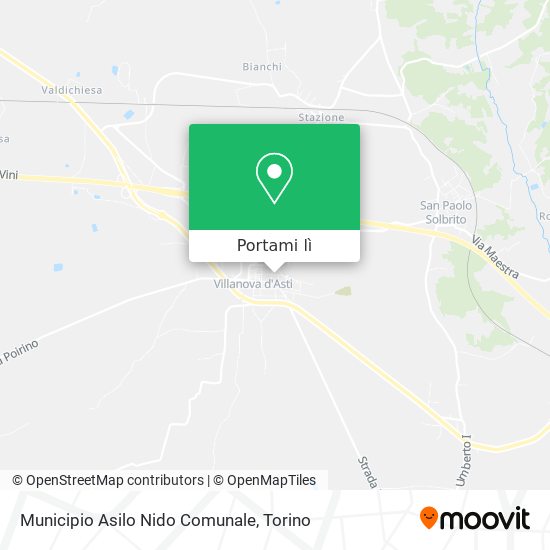 Mappa Municipio Asilo Nido Comunale