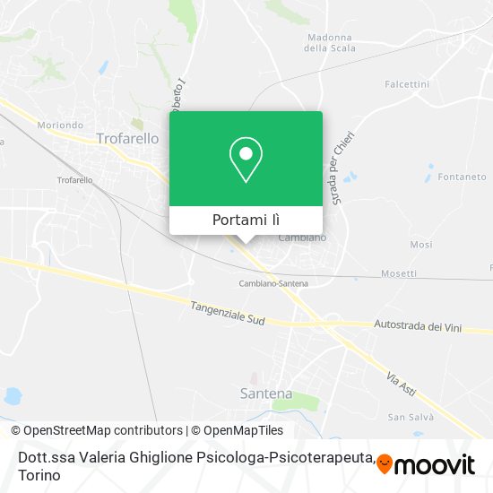Mappa Dott.ssa Valeria Ghiglione Psicologa-Psicoterapeuta