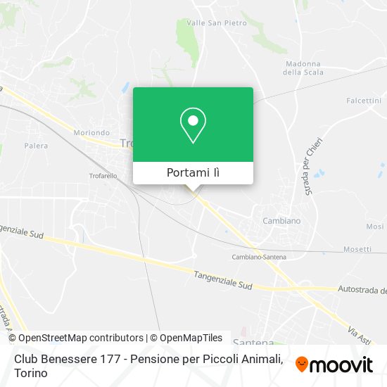 Mappa Club Benessere 177 - Pensione per Piccoli Animali