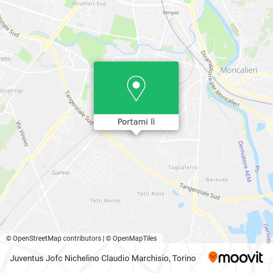 Mappa Juventus Jofc Nichelino Claudio Marchisio