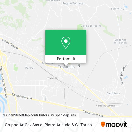 Mappa Gruppo Ar-Cav Sas di Pietro Ariaudo & C.