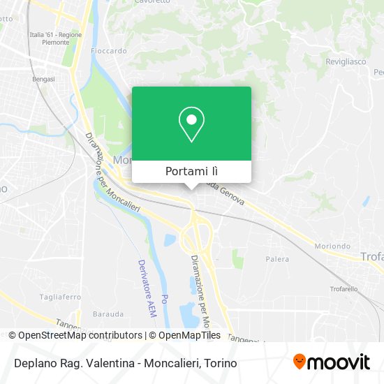 Mappa Deplano Rag. Valentina - Moncalieri
