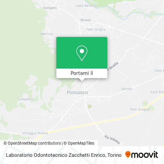 Mappa Laboratorio Odontotecnico Zacchetti Enrico