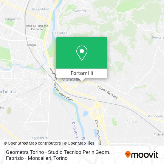 Mappa Geometra Torino - Studio Tecnico Perin Geom. Fabrizio - Moncalieri