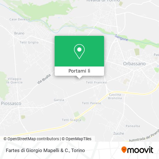 Mappa Fartes di Giorgio Mapelli & C.