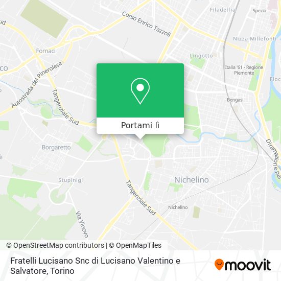 Mappa Fratelli Lucisano Snc di Lucisano Valentino e Salvatore