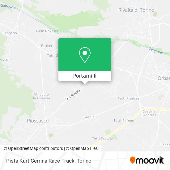 Mappa Pista Kart Cerrina Race-Track
