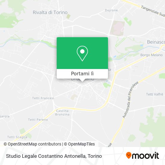 Mappa Studio Legale Costantino Antonella
