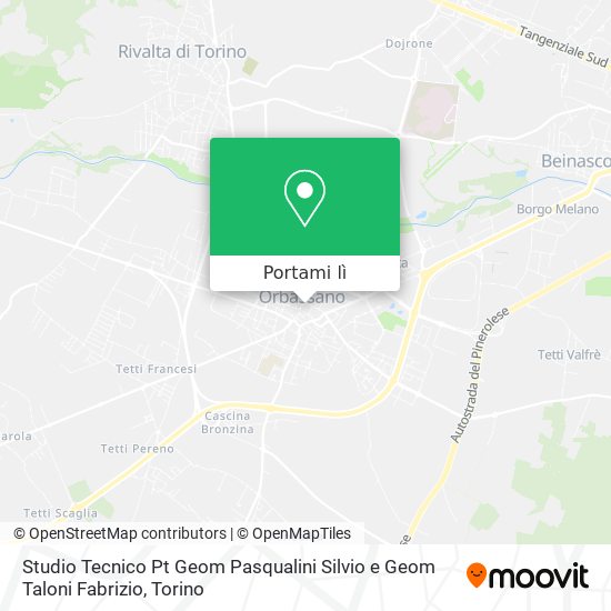 Mappa Studio Tecnico Pt Geom Pasqualini Silvio e Geom Taloni Fabrizio