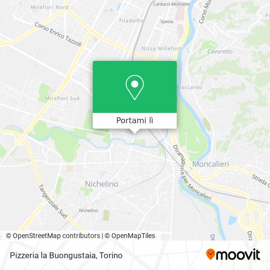 Mappa Pizzeria la Buongustaia