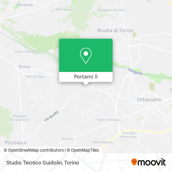 Mappa Studio Tecnico Guidolin